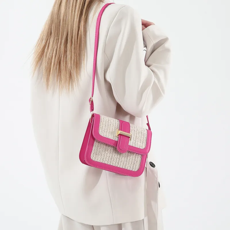 NX DOUGHNUT Pu Crossbody Bag, Shoulder Bag Regular Unisex Black/Khaki/Rose Red-16
