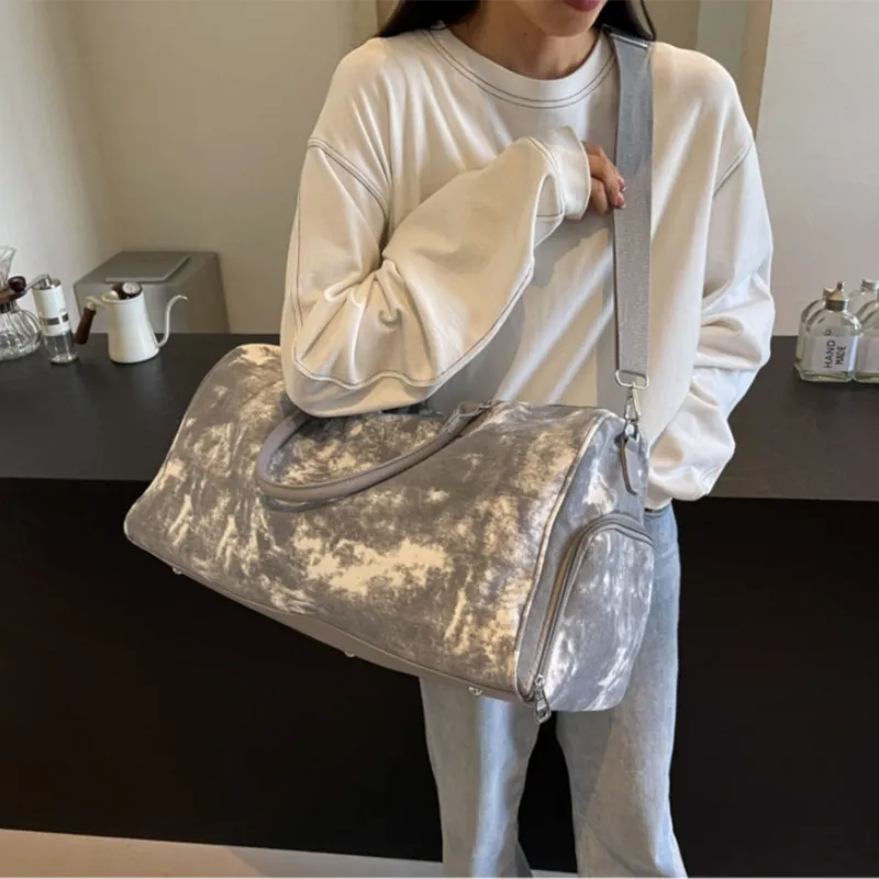 NX DOUGHNUT Canvas Travel Bag Canvas Bag Women's Multicolor-2