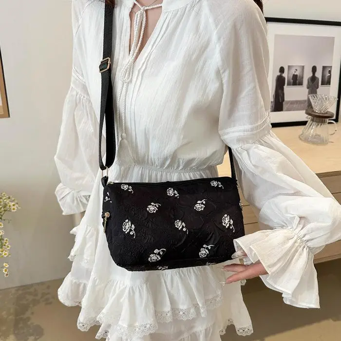 NX DOUGHNUT Special Material Portable Crossbody Bag, Shoulder Bag Women's-23