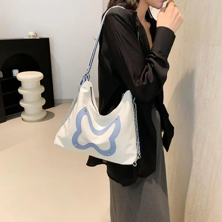 NX DOUGHNUT PU Backpack Regular Women's Black/White/Silver-2
