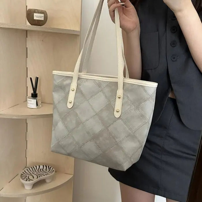 NX DOUGHNUT PU Shoulder Bag Women's White-26