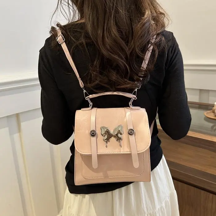 NX DOUGHNUT PU Backpack Women's White-31