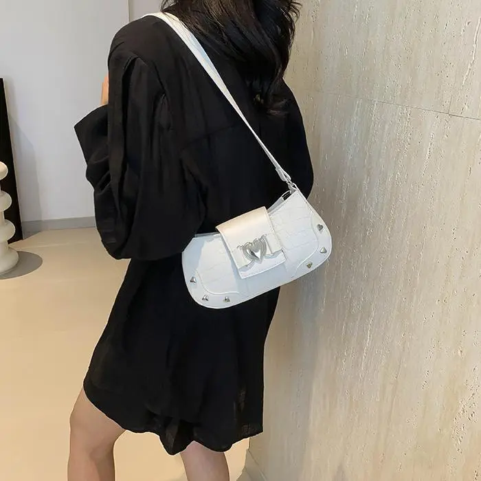 NX DOUGHNUT PU Shoulder Bag Women's White-27