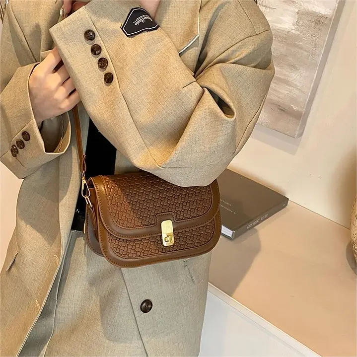 NX DOUGHNUT PU Crossbody Bag, Shoulder Bag Women's Black/Brown/Light Pink/White & Brown-10