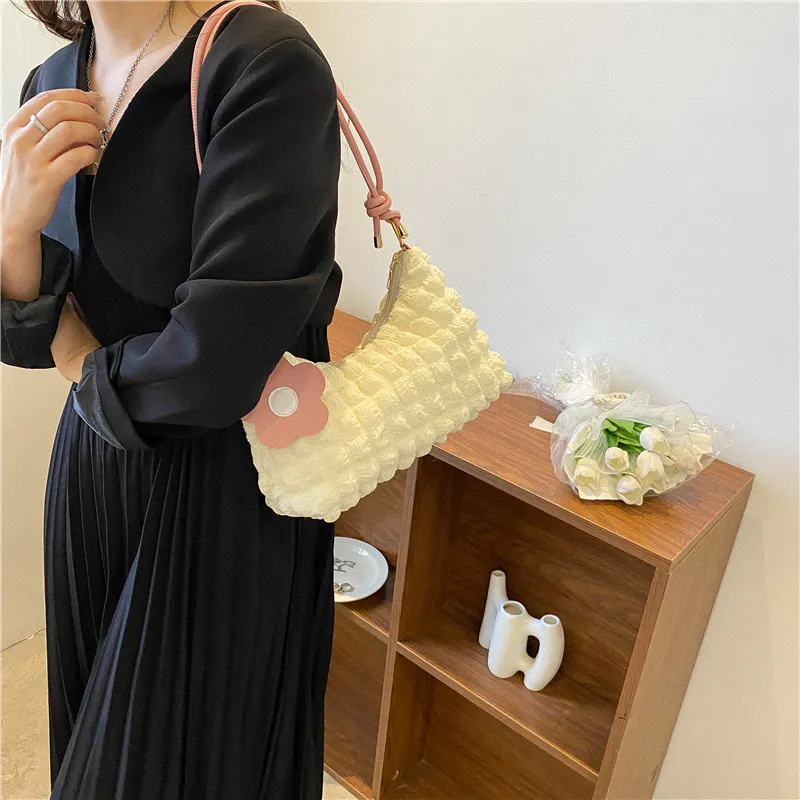 NX DOUGHNUT PU Crossbody Bag, Shoulder Bag Women's White-23