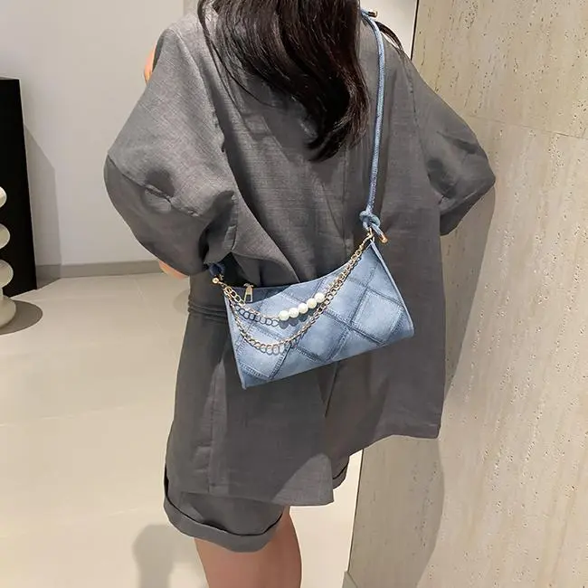 NX DOUGHNUT PU Shoulder Bag, Handbag, Shoulder Bag, Crossbody Bag Regular Women's Black/Gray/Blue-38