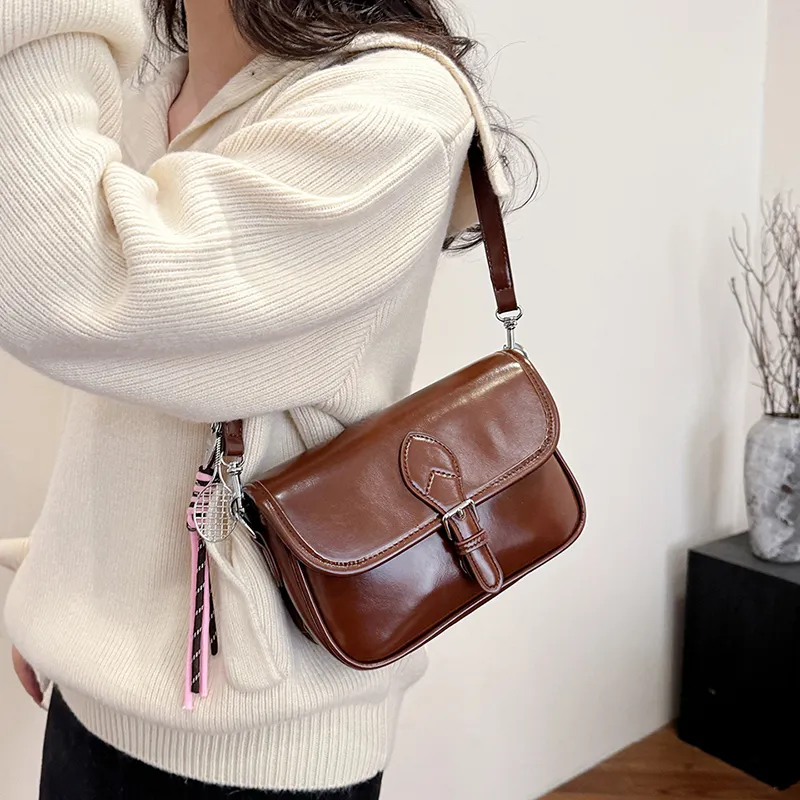 NX DOUGHNUT PU Baguette Shoulder Bag Regular Women's Multicolor-3