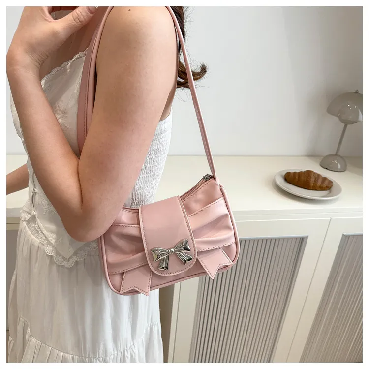 NX DOUGHNUT PU Shoulder Bag Regular Women's Pink White Silver Khaki Brown Black-3