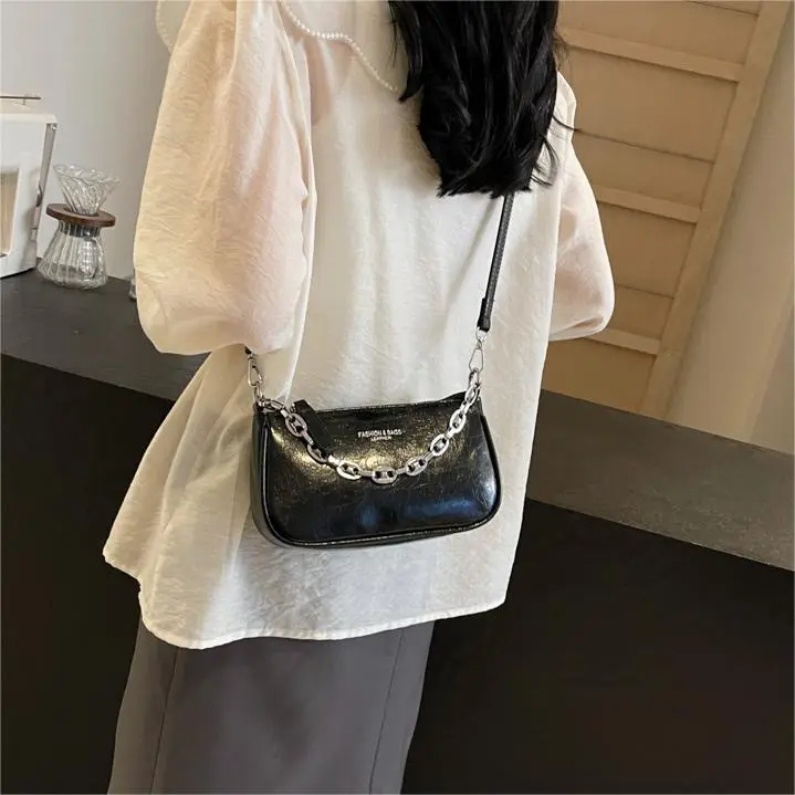 NX DOUGHNUT PU Handbag, Shoulder Bag Women's Silver, Dazzling Color, Silver, Black, Pink, Gold-38