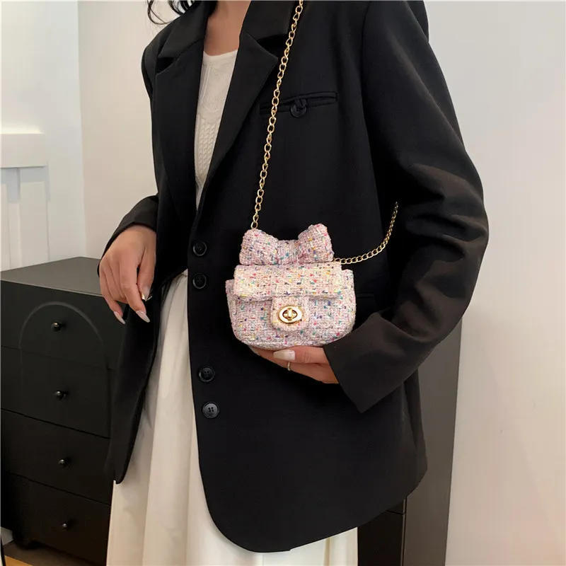 NX DOUGHNUT Fabric Shoulder Bag, Crossbody Bag Regular Women's White/Black/Blue/Pink-17