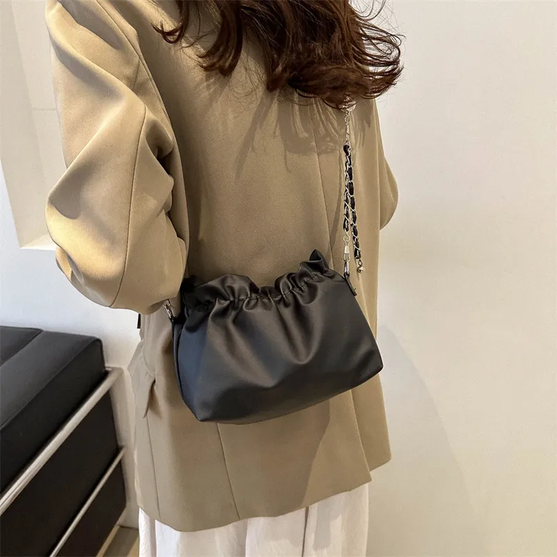 NX DOUGHNUT PU Shoulder Bag Crossbody Bag Regular Women's White Silver Black Coffee-29