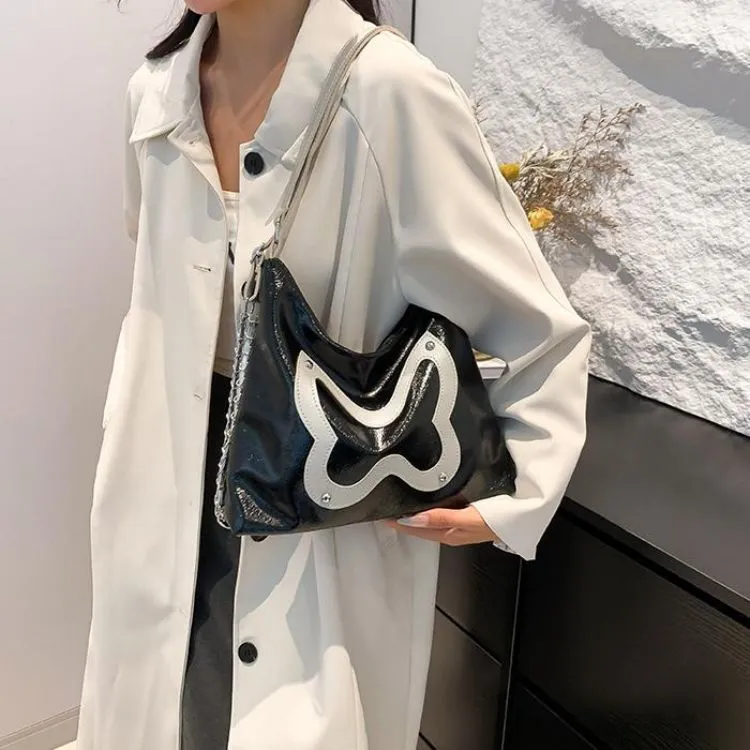 NX DOUGHNUT PU Backpack Regular Women's Black/White/Silver-16