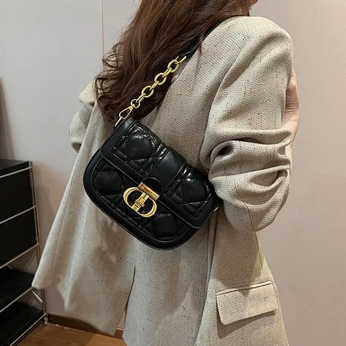 NX DOUGHNUT PU Shoulder Bag, Crossbody Bag Women's Ecru/Black/Silver-20