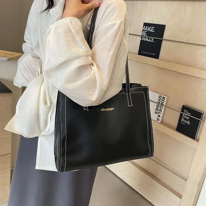 NX DOUGHNUT PU Shoulder Bag Regular Women's Black/White/Coffee/Pink/Blue-25