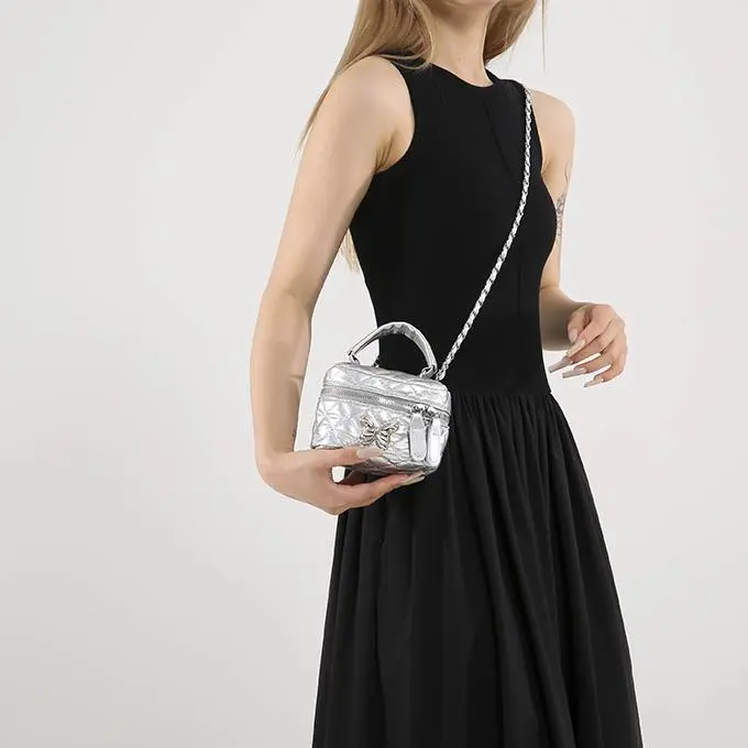 NX DOUGHNUT PU Handbag Regular Women's Black/White/Silver/Pink/Khaki-40