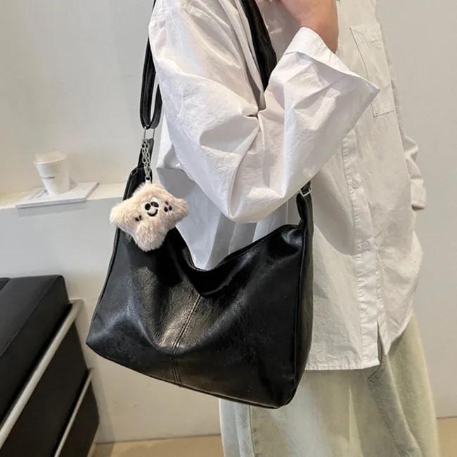 NX DOUGHNUT PU Tote Bag Shopping Bag Dumpling Bag Shoulder Bag Regular Unisex Multicolor-43