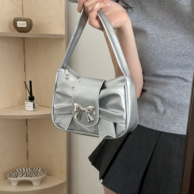 NX DOUGHNUT PU Shoulder Bag Regular Women's Pink White Silver Khaki Brown Black-45