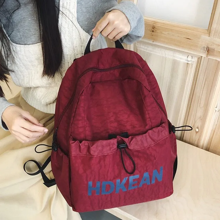 NX DOUGHNUT Nylon Drawstring Backpack Women's Multicolor-8