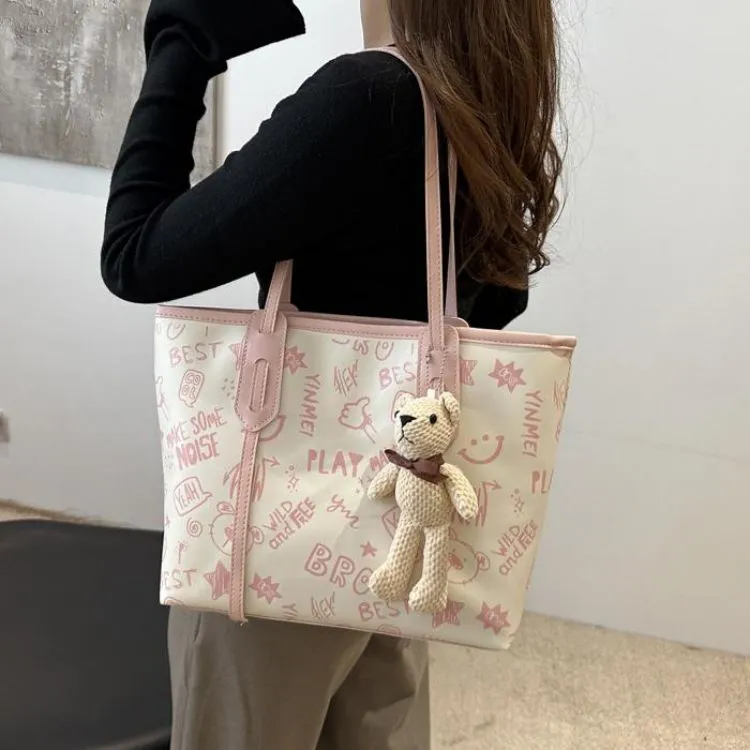 NX DOUGHNUT PU Tote Bag Shoulder Bag Regular Women's Multicolor-10