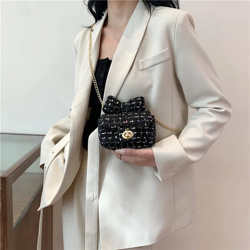 NX DOUGHNUT Fabric Shoulder Bag, Crossbody Bag Regular Women's White/Black/Blue/Pink-2