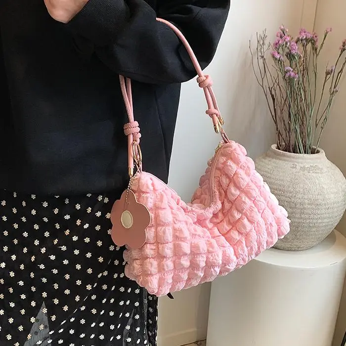 NX DOUGHNUT PU Crossbody Bag, Shoulder Bag Women's White-7