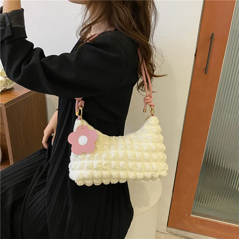 NX DOUGHNUT PU Crossbody Bag, Shoulder Bag Women's White-59