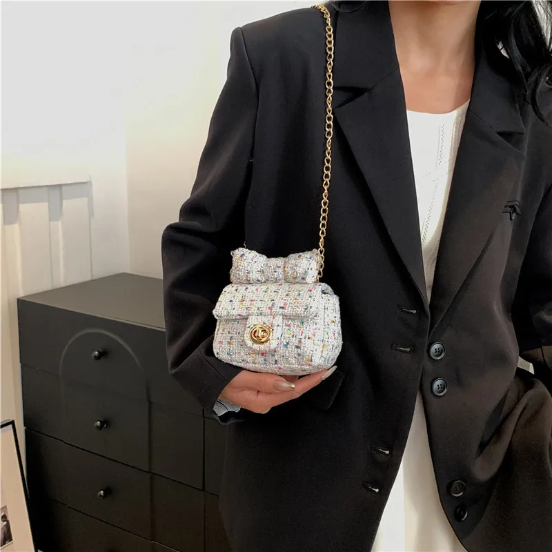 NX DOUGHNUT Fabric Shoulder Bag, Crossbody Bag Regular Women's White/Black/Blue/Pink-5