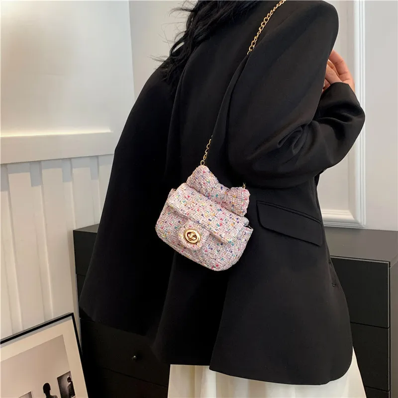 NX DOUGHNUT Fabric Shoulder Bag, Crossbody Bag Regular Women's White/Black/Blue/Pink-18