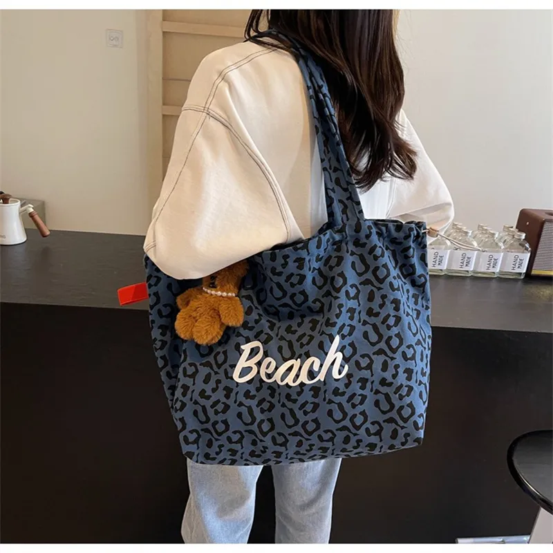 NX DOUGHNUT Canvas Canvas Bag For Students Shopping Bag Tote Bag Regular Women's Multicolor-25