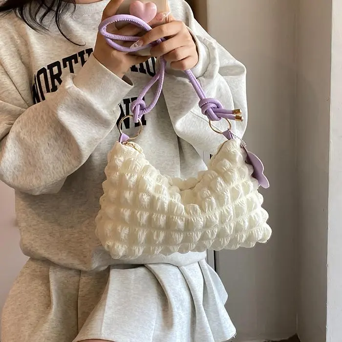 NX DOUGHNUT PU Crossbody Bag, Shoulder Bag Women's White-56