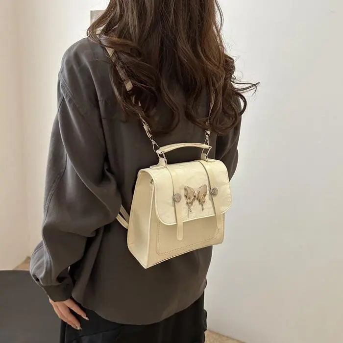 NX DOUGHNUT PU Backpack Women's White-3
