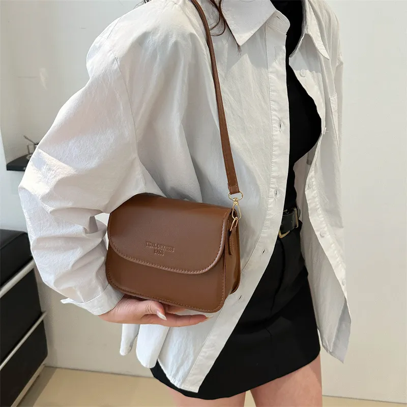 NX DOUGHNUT PU Shoulder Bag Regular Women's Black/Khaki/Brown/Coffee-19