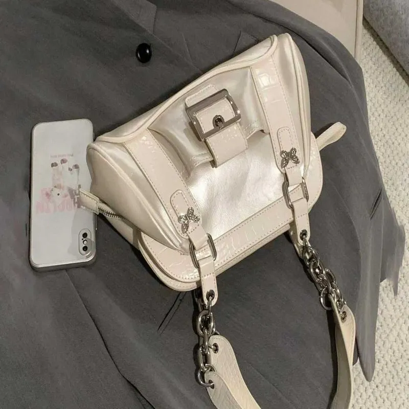 NX DOUGHNUT PU Shoulder Bag Women's Ecru-2
