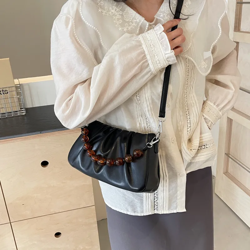 NX DOUGHNUT PU Crossbody Bag, Shoulder Bag Women's Ecru/Pink/Silver/Black-48