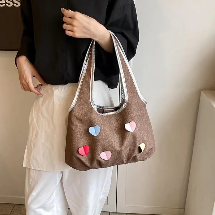 NX DOUGHNUT PU Handbag, Shoulder Bag Regular Women's Blue/White/Pink/Dark Brown-39