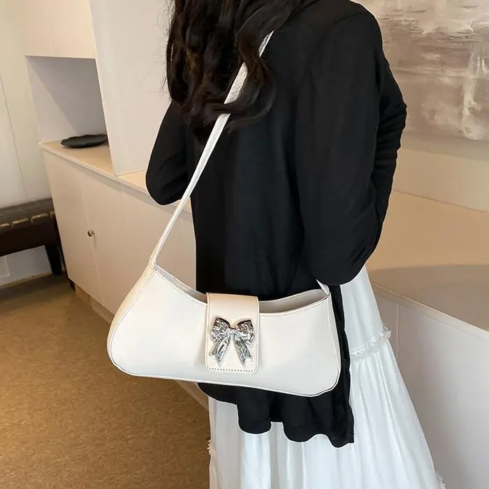 NX DOUGHNUT PU Handbag Shoulder Bag Women's White-1