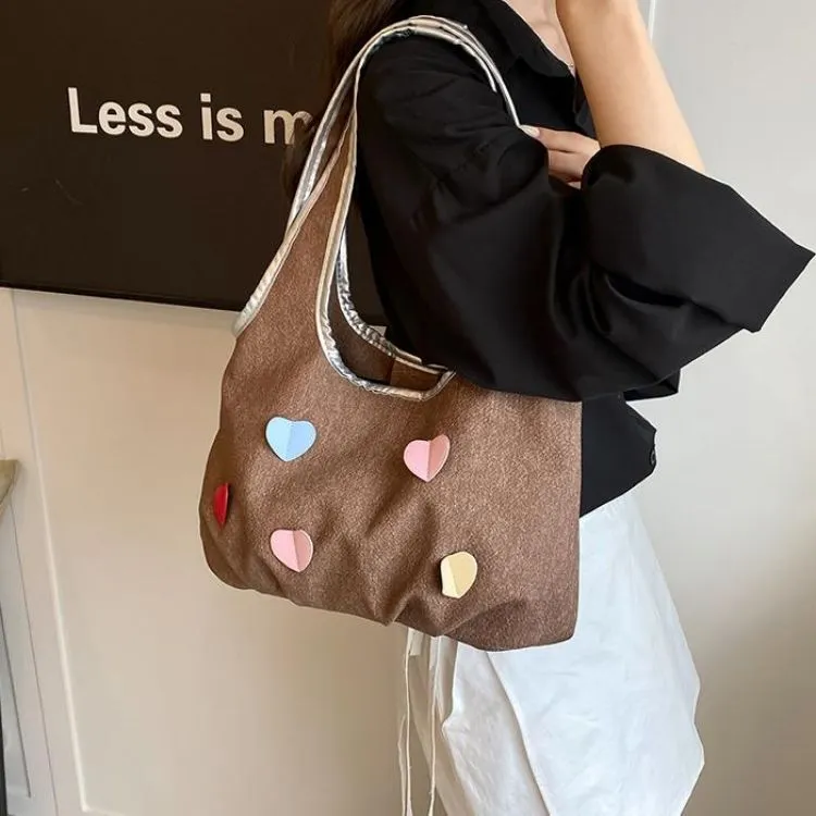 NX DOUGHNUT PU Handbag, Shoulder Bag Regular Women's Blue/White/Pink/Dark Brown-36