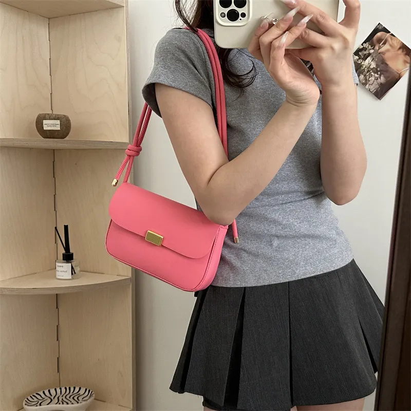 NX DOUGHNUT PU Shoulder Bag Crossbody Bag Regular Women's Light Pink/White/Dark Pink/Khaki/Brown/Black-12