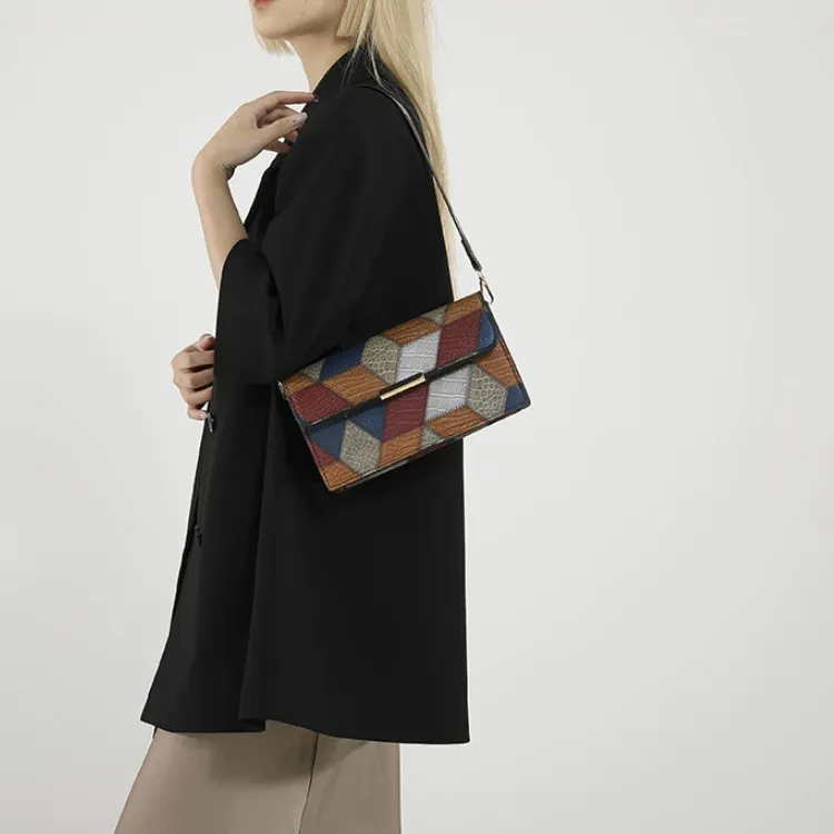 NX DOUGHNUT PU Shoulder Bag Regular Unisex Multicolor-2