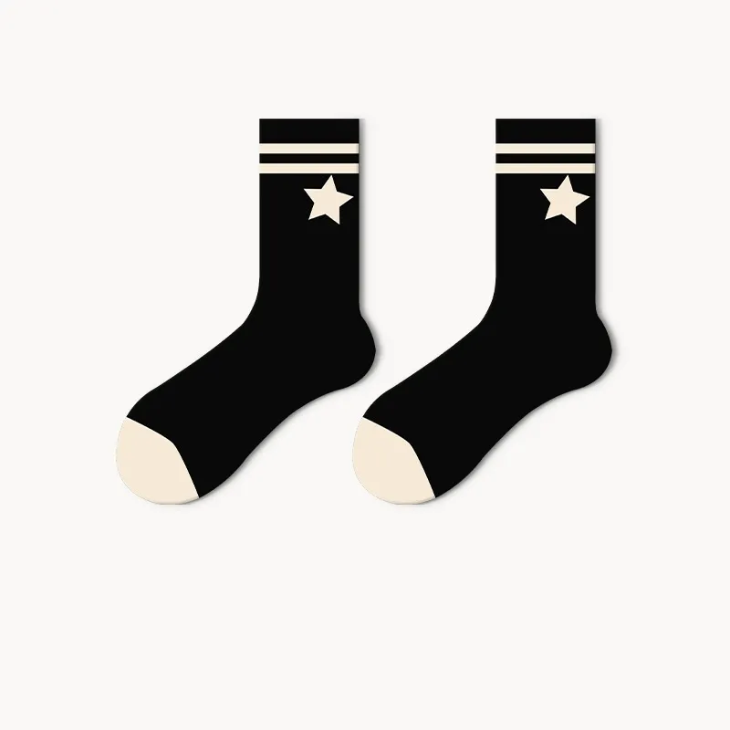 Youle Box Mid-Calf Socks Unisex 5 Pack-4