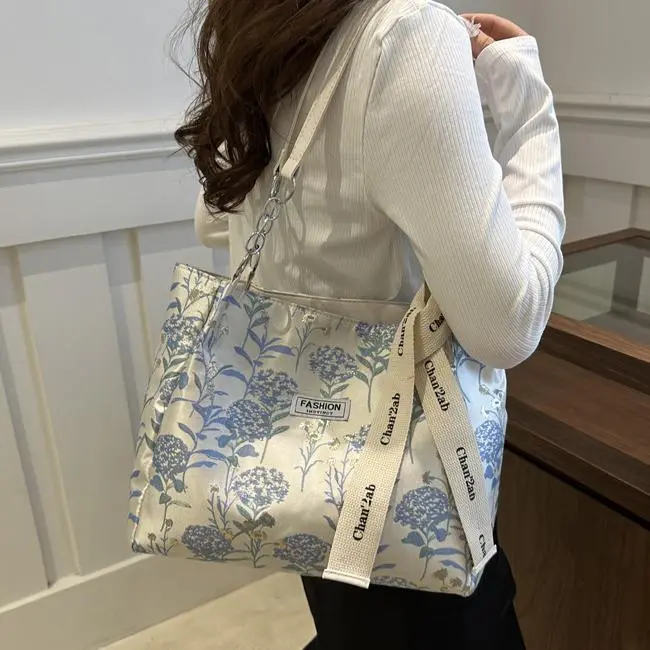 NX DOUGHNUT Canvas Canvas Bag Handbag Shoulder Bag Regular Women's Blue-13