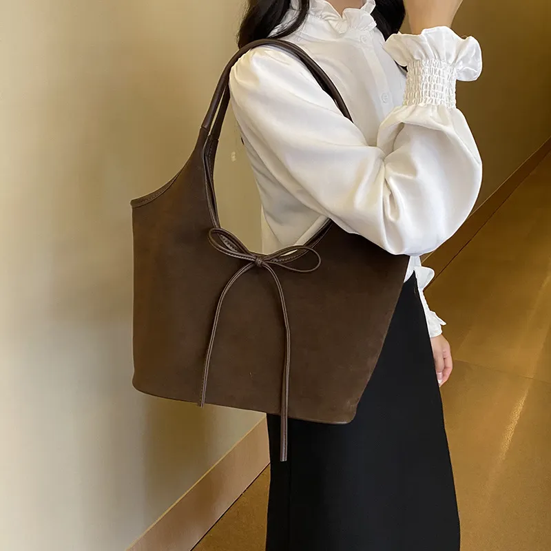 NX DOUGHNUT PU Handbags Shoulder Bags Women's Brown/Burgundy/Black/Gray/Coffee-10