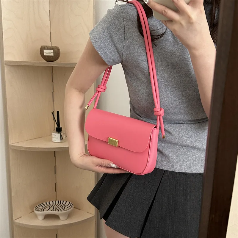 NX DOUGHNUT PU Shoulder Bag Crossbody Bag Regular Women's Light Pink/White/Dark Pink/Khaki/Brown/Black-11