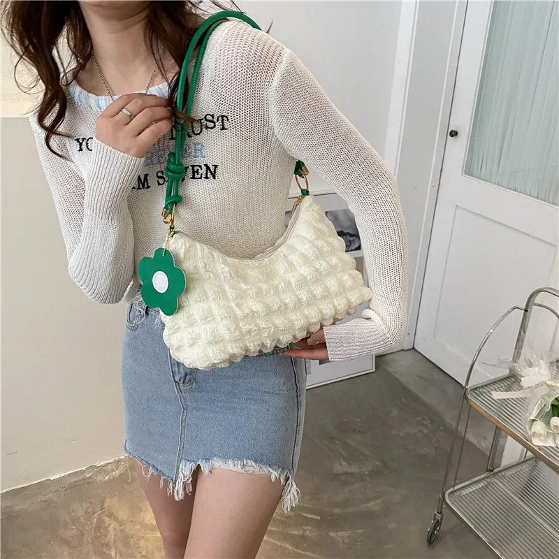 NX DOUGHNUT PU Crossbody Bag, Shoulder Bag Women's White-30