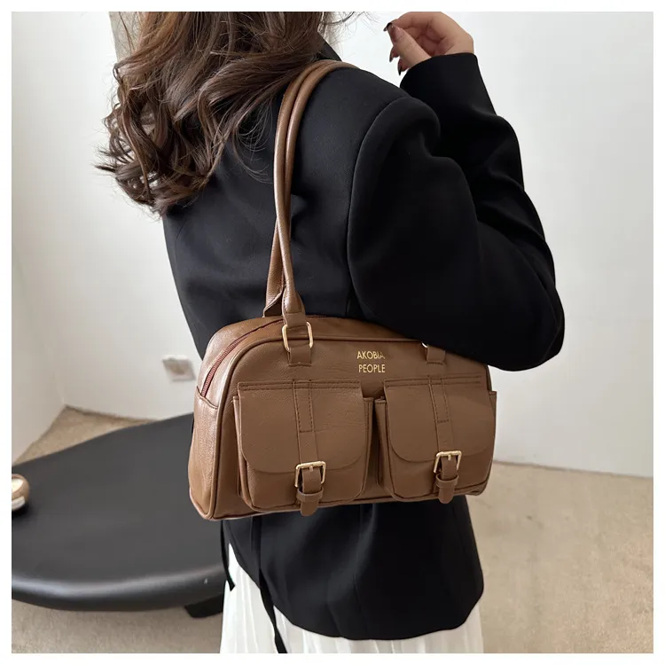 NX DOUGHNUT PU Shoulder Bag Regular Women's Multicolor-3