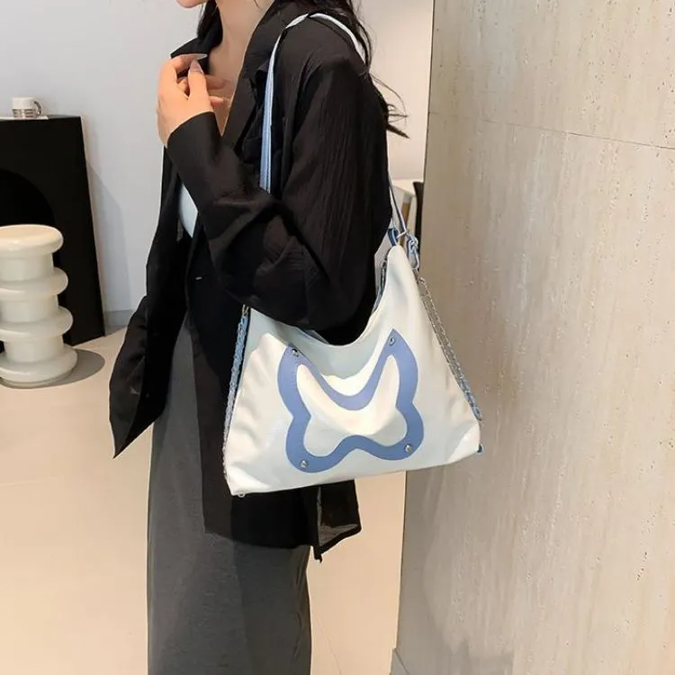 NX DOUGHNUT PU Backpack Regular Women's Black/White/Silver-4