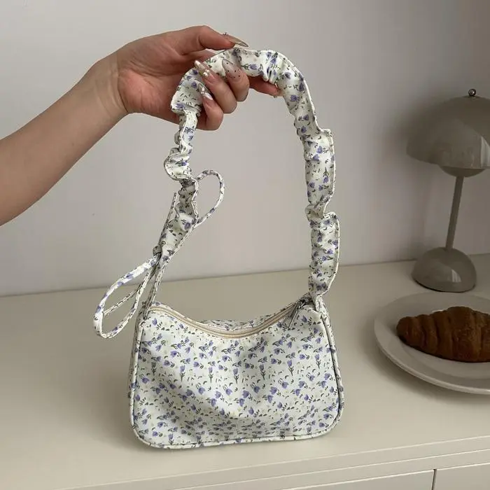 NX DOUGHNUT Oxford Shoulder Bag Women's White-1