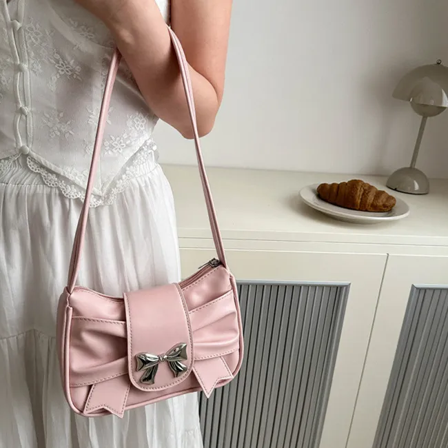 NX DOUGHNUT PU Shoulder Bag Regular Women's Pink White Silver Khaki Brown Black-32