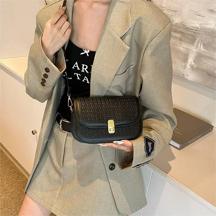 NX DOUGHNUT PU Crossbody Bag, Shoulder Bag Women's Black/Brown/Light Pink/White & Brown-25