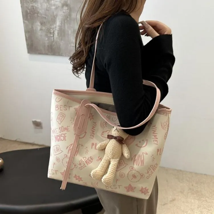 NX DOUGHNUT PU Tote Bag Shoulder Bag Regular Women's Multicolor-9